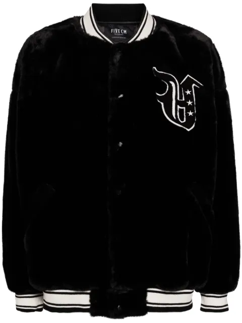 FIVE CM faux-fur bomber jacket