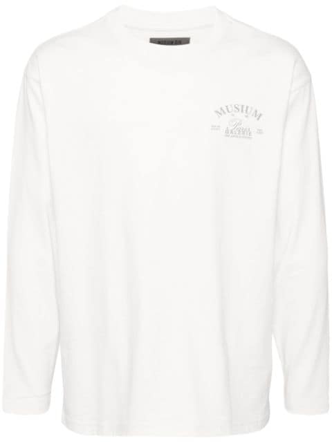 Musium Div. logo-print long-sleeved T-shirt