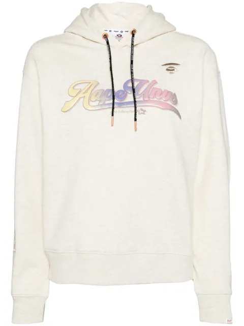 AAPE BY *A BATHING APE® logo-print long-sleeved hoodie
