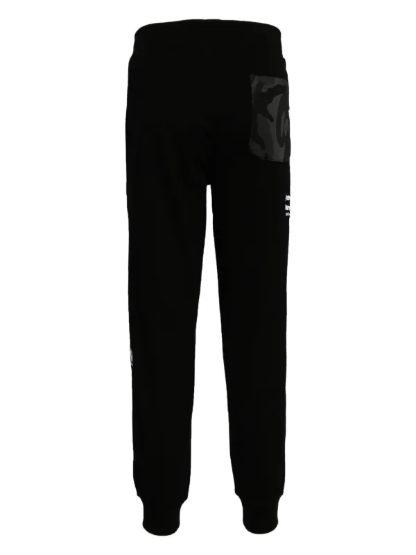 A Bathing Ape ブラック トラックパンツ M AAPE BY *A BATHING APE® トラックパンツ | ブラック | FARFETCH JP