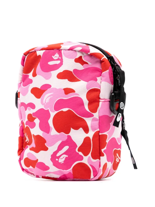 A BATHING APE ABC CAMO SHARK Mini Bag Pink FARFETCH AO