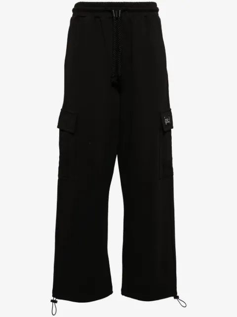 FIVE CM logo-patch cargo track pants