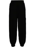 izzue logo-patched track pants - Black