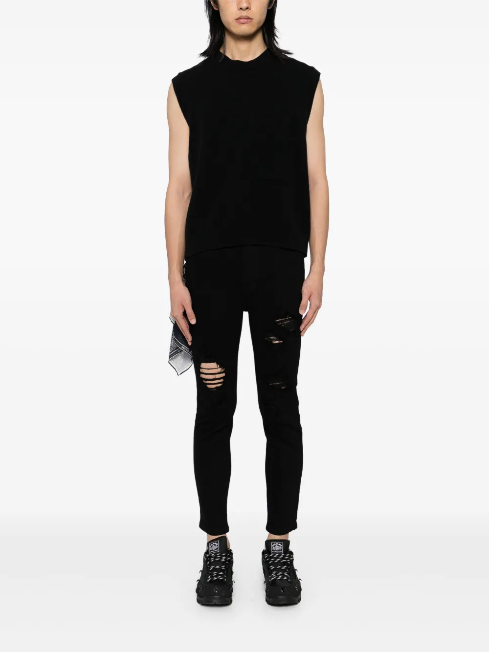 Musium Div. Straight jeans - Zwart