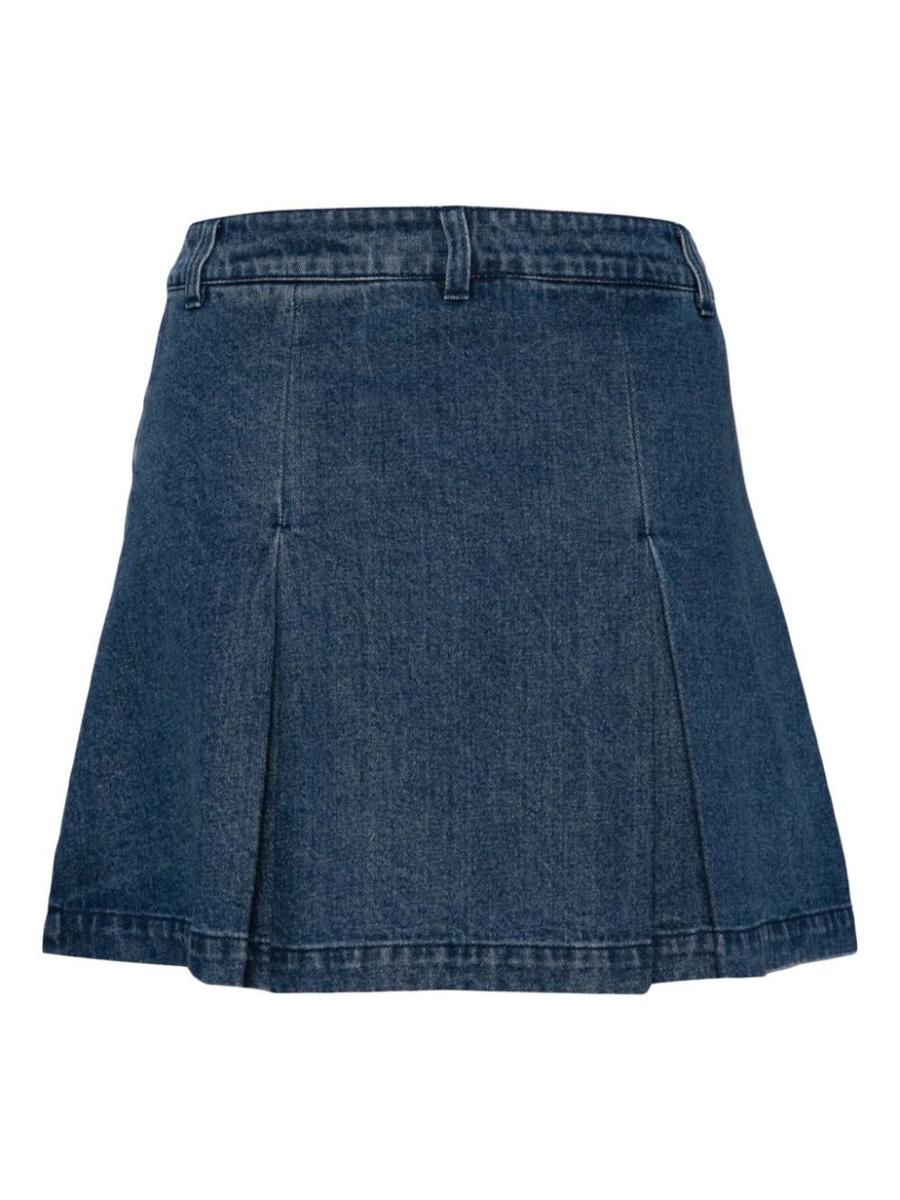 Shop Chocoolate Denim Mini Skirt In 蓝色