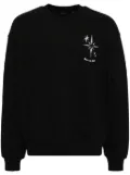 FIVE CM graphic print sweatshirt - Black