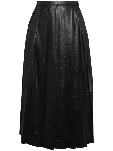 Low Classic pleated midi skirt