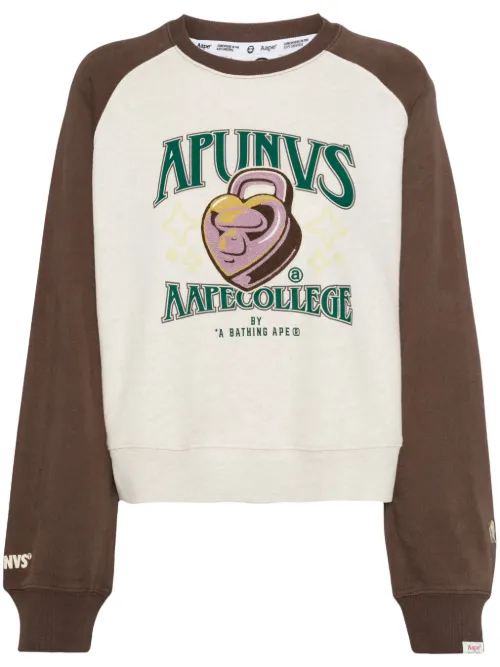 Sweat en coton à imprimé graphique - AAPE BY *A BATHING APE® - Modalova