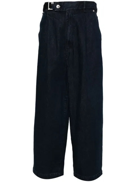 FIVE CM logo-patch straight-leg jeans