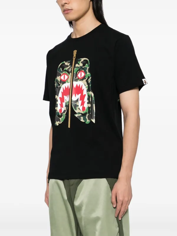 トップス A BATHING APE/ABC CAMO TIGER TEE A BATHING APE® ABC CAMO Tiger Tee | Black | FARFETCH