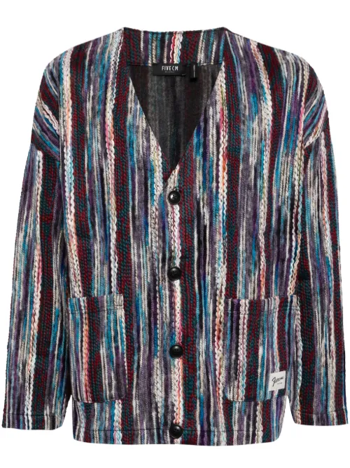 Cardigan à rayures - FIVE CM - Modalova