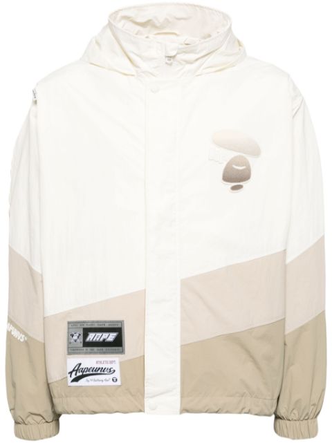 AAPE BY *A BATHING APE logo-patch long-sleeved jacket Men