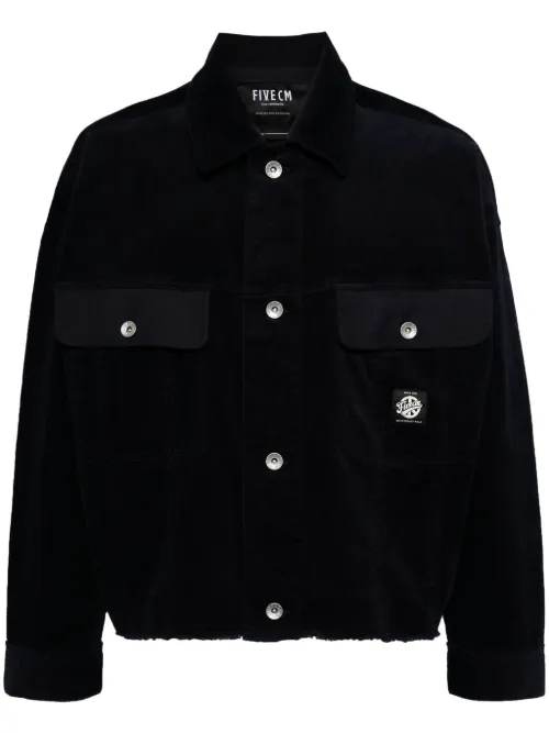 Veste boutonnée en velours côtelé - FIVE CM - Modalova