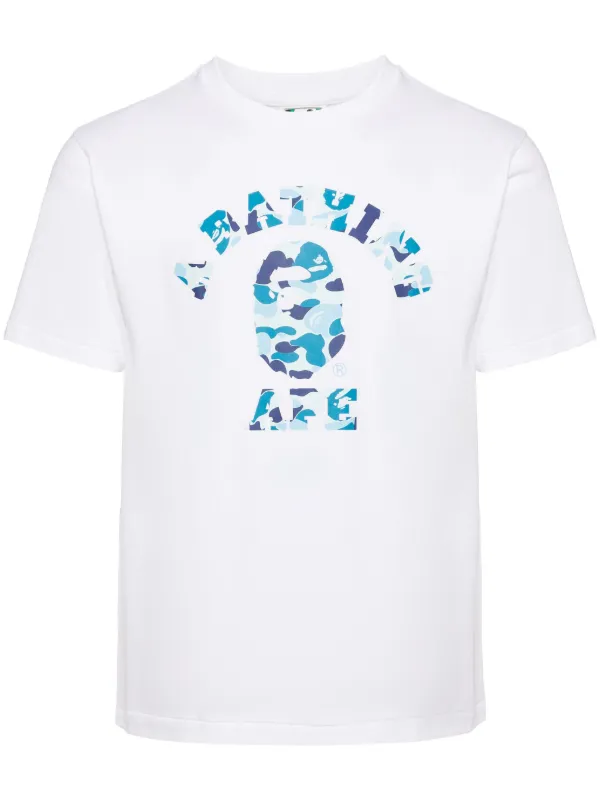 A BATHIEG APE ホワイトTシャツ　Lサイズ A BATHING APE® ロゴ Tシャツ | ホワイト | FARFETCH JP