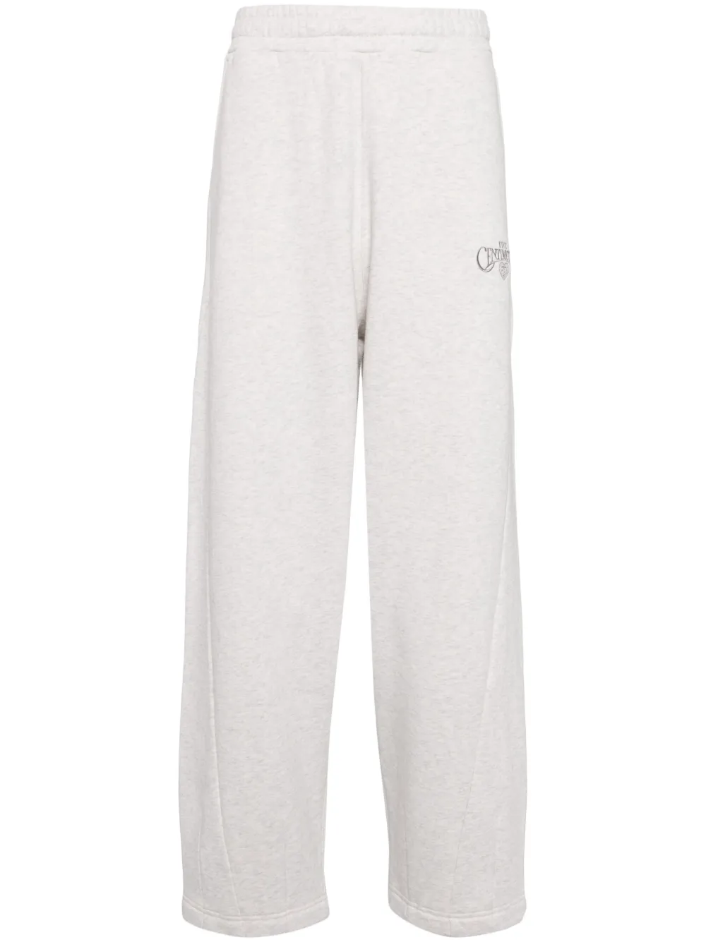 FIVE CM Trainingsbroek met geborduurd logo Grijs