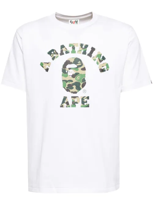T-shirt en coton à logo imprimé - A BATHING APE® - Modalova
