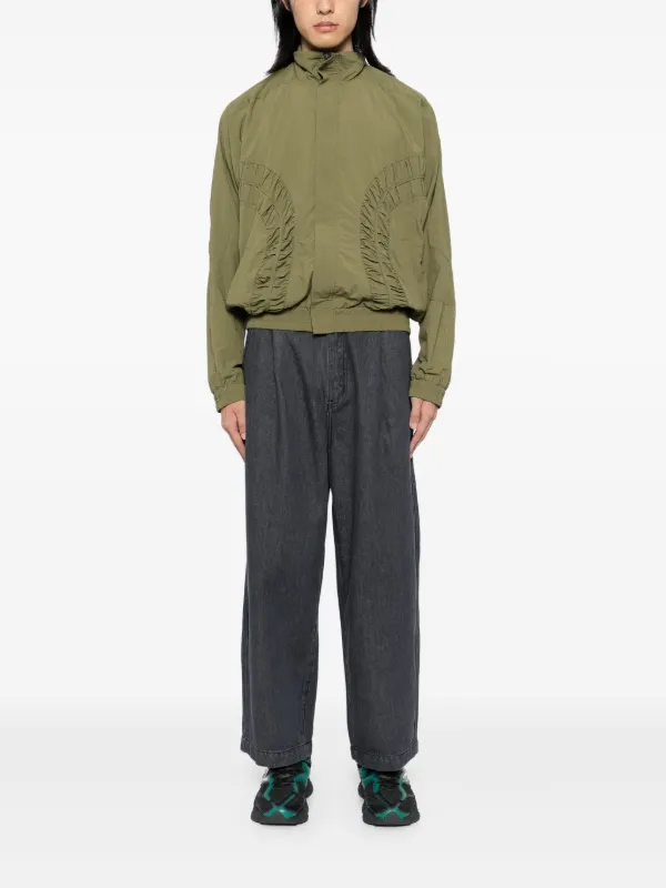 FIVE CM logo-patch straight-leg Jeans | Grey | FARFETCH GE