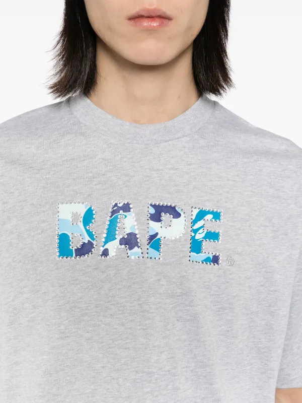 A BATHING APE ABC CAMO COLLEGE MINI TEE