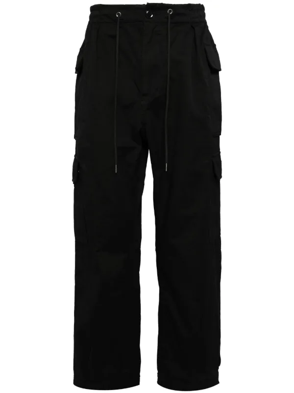 FIVE CM Cargo straight-leg Trousers | Black | FARFETCH HK