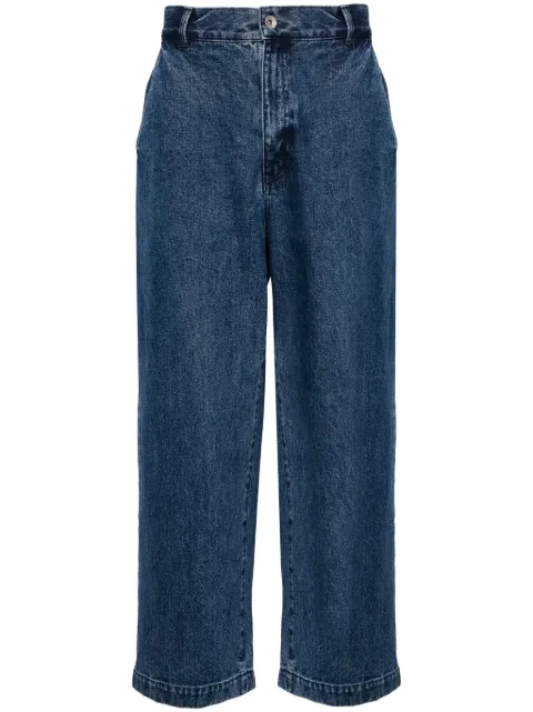 FIVE CM cotton tapered jeans