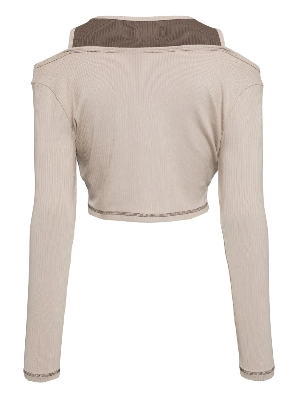 Musium Div. layered T-shirt - Beige
