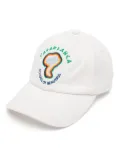 Casablanca Rainbow Mushroom embroidered cap - Neutrals