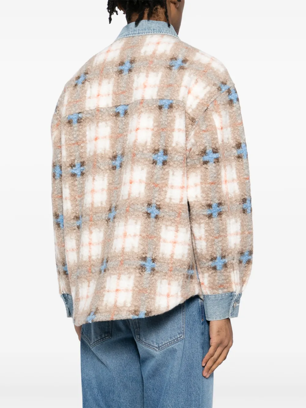FIVE CM Tweed shirtjack Beige