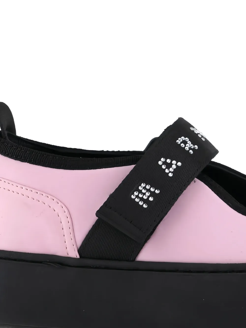 Marni Kids Sneaker-ballerina's verfraaid met kristallen Roze