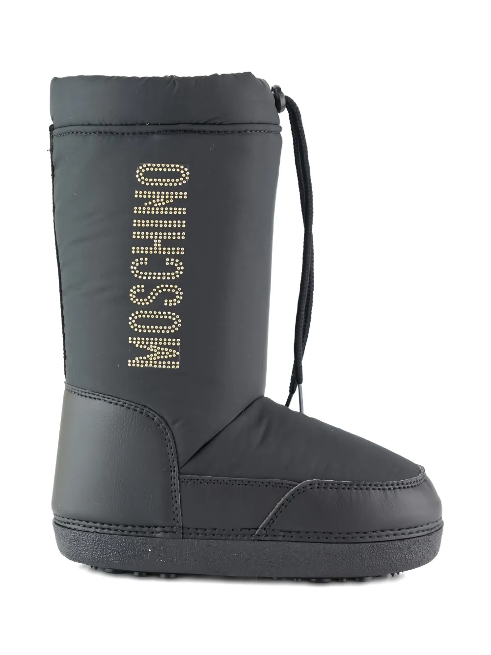 Moschino Kids logo-detail snow boots | Black | Image 1