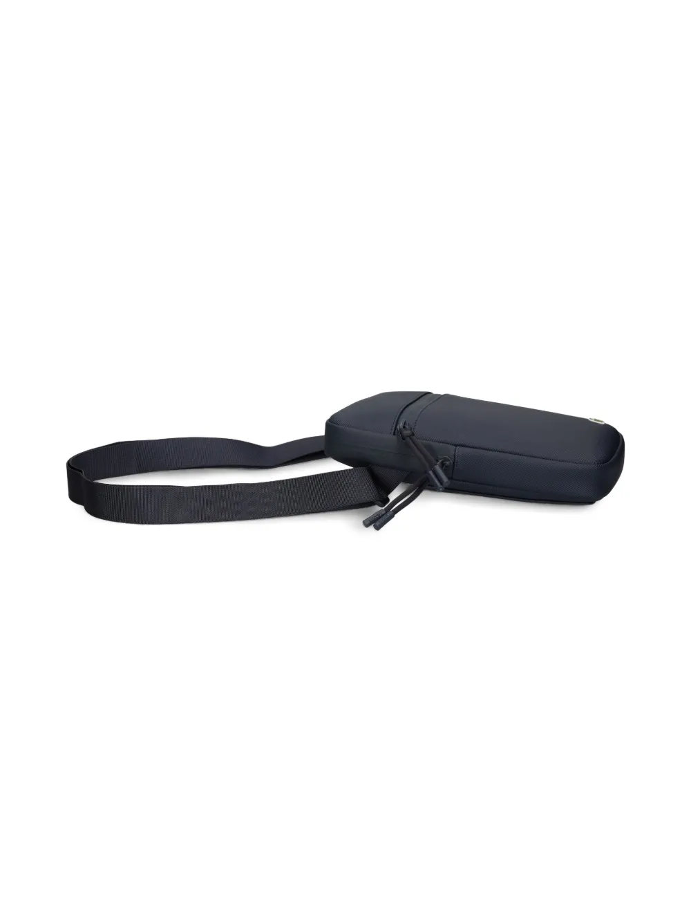 Lacoste Zipped Medium Shoulder Bag In Blue