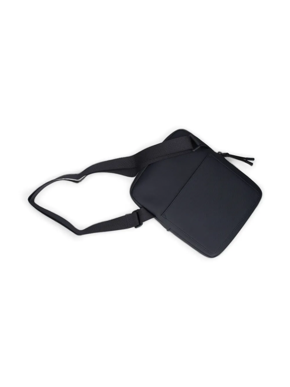 Lacoste Zipped Medium Shoulder Bag In Blue