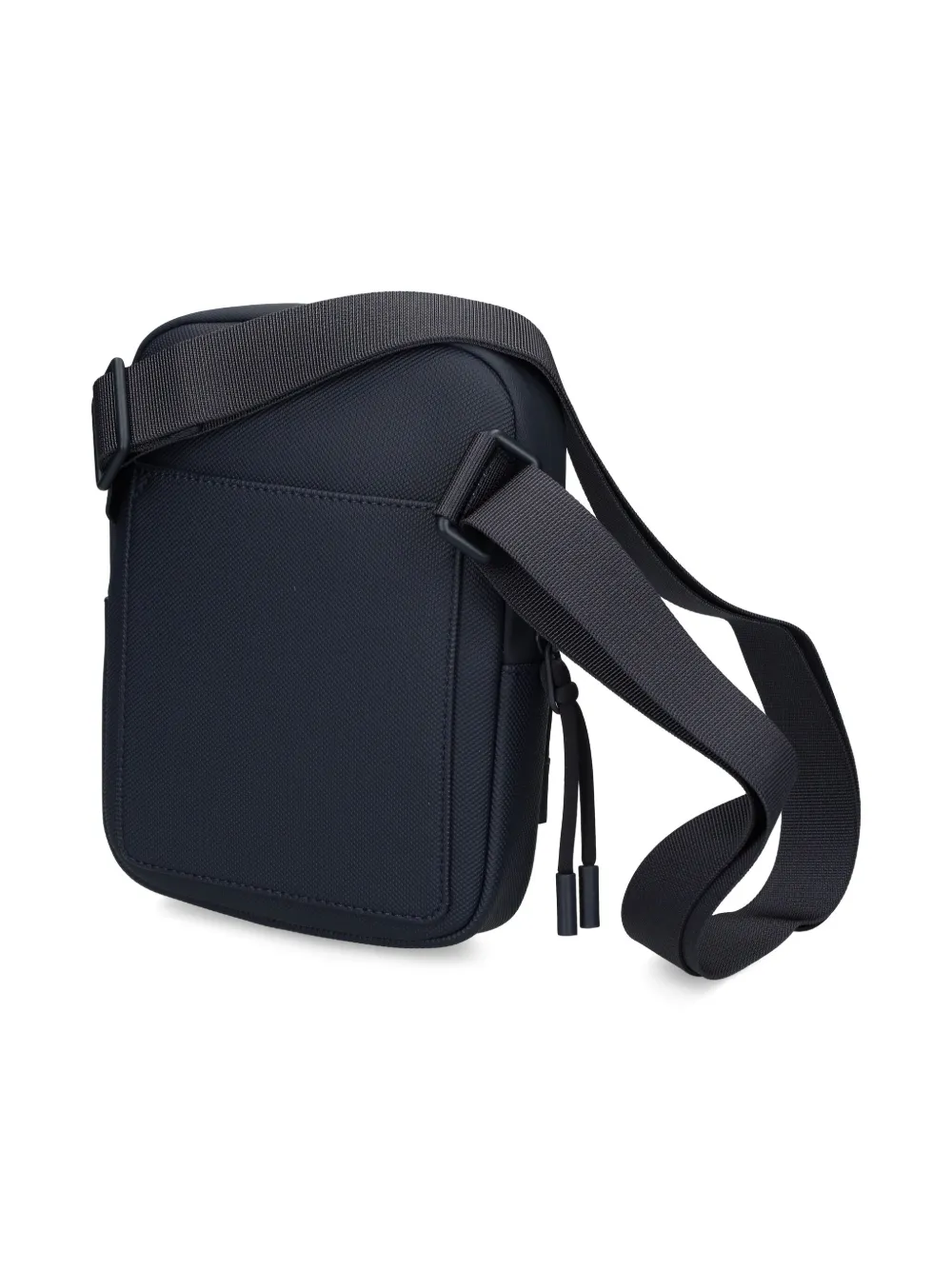 Lacoste zipped small shoulder bag - Blauw