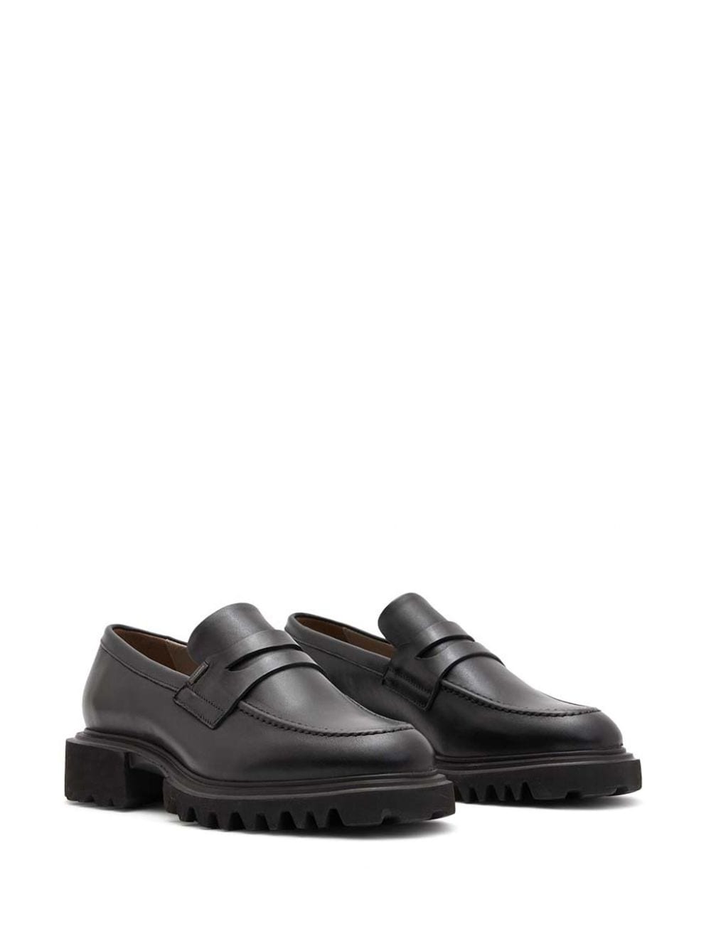 AllSaints Lola loafers - Zwart