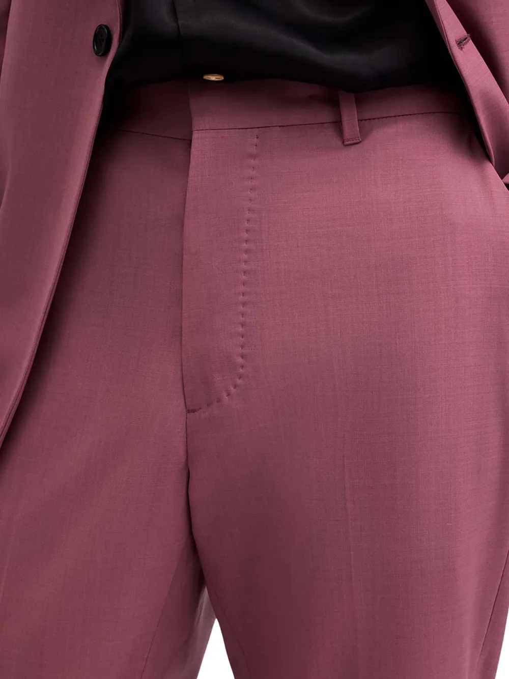 Allsaints Aura Skinny Fit Stretch Pants In Pink