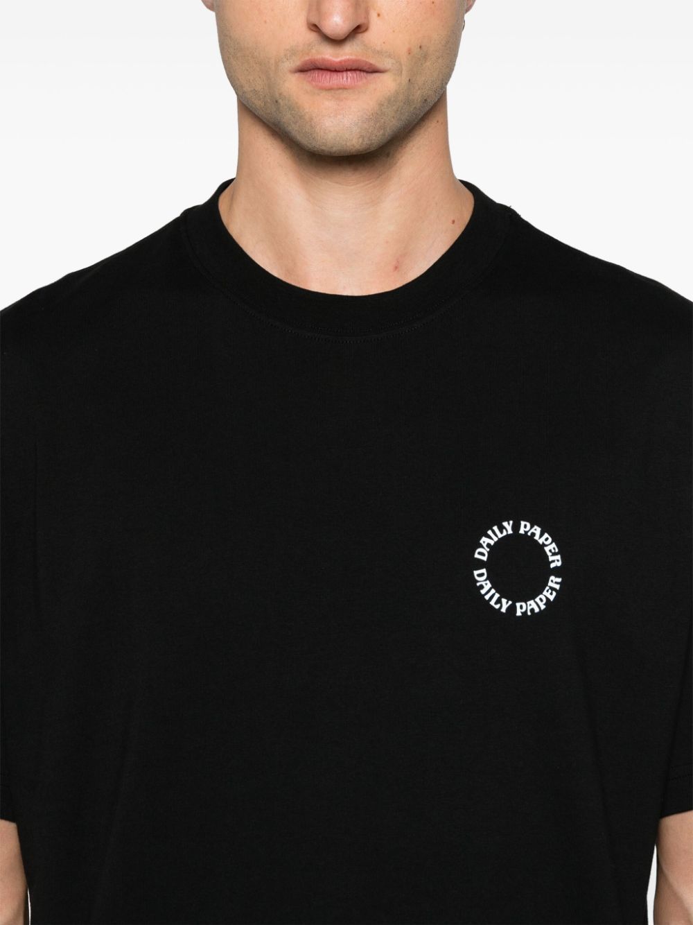 Shop Daily Paper Orbit T-shirt In Black