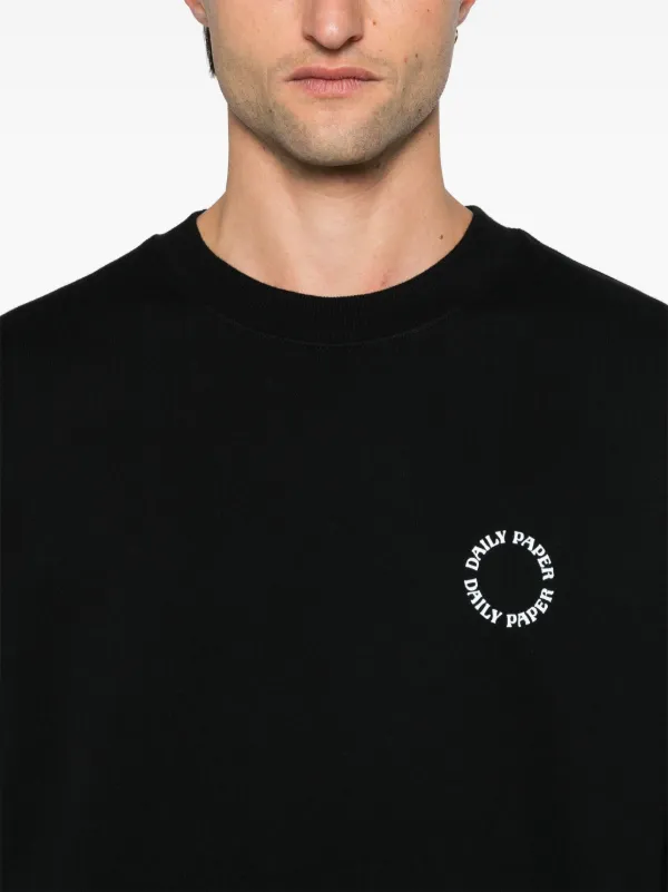 スウェット・トレーナー DAILY PAPER BLACK COTTON SWEATSHIRT Daily Paper Orbit Sweatshirt | Black | FARFETCH