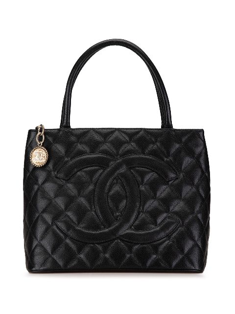 CHANEL 2005-2006 Caviar Medallion tote bag Women