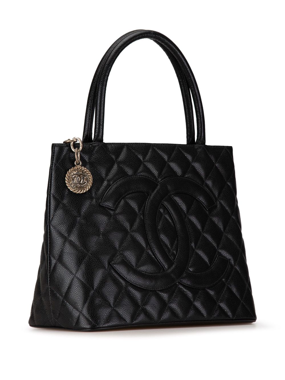 CHANEL 2005-2006 Caviar Medallion tote bag Women