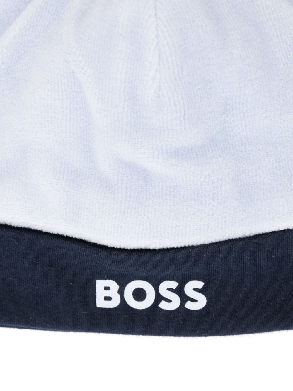 BOSS Kidswear Muts met logoprint - Blauw