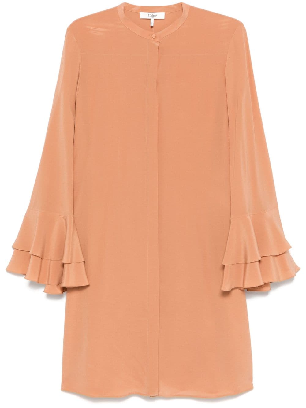 Chloé silk shirt dress