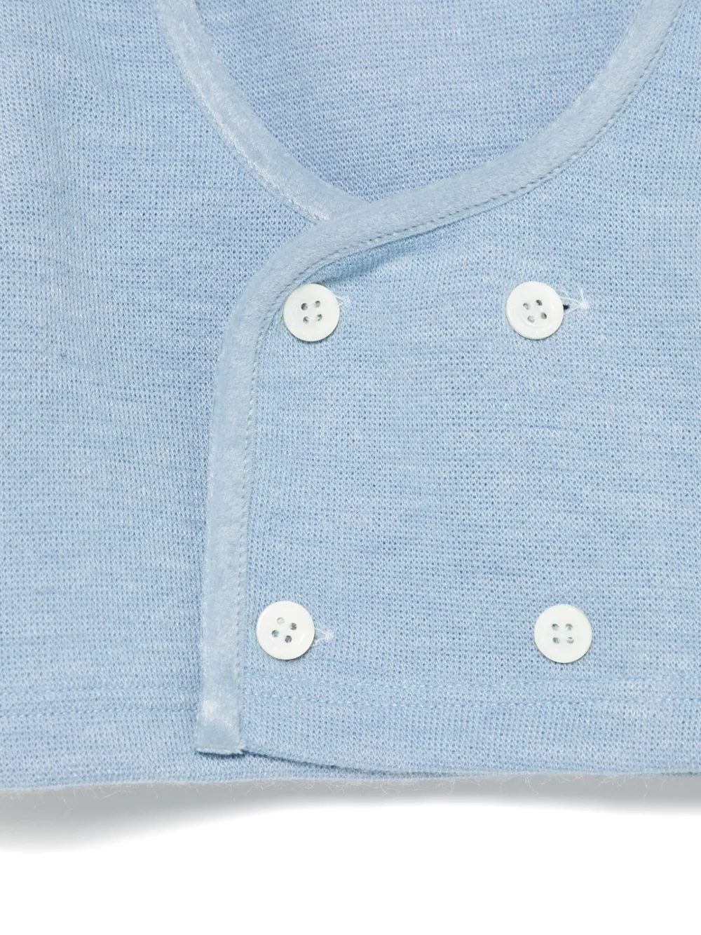 La Stupenderia Vest met dubbele rij knopen Blauw