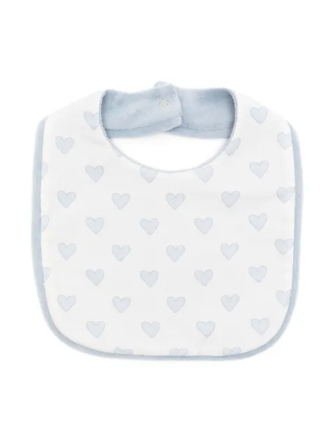 La Stupenderia heart-print bib