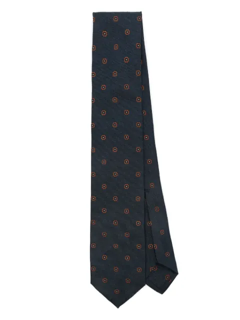 Barba floral pattern tie