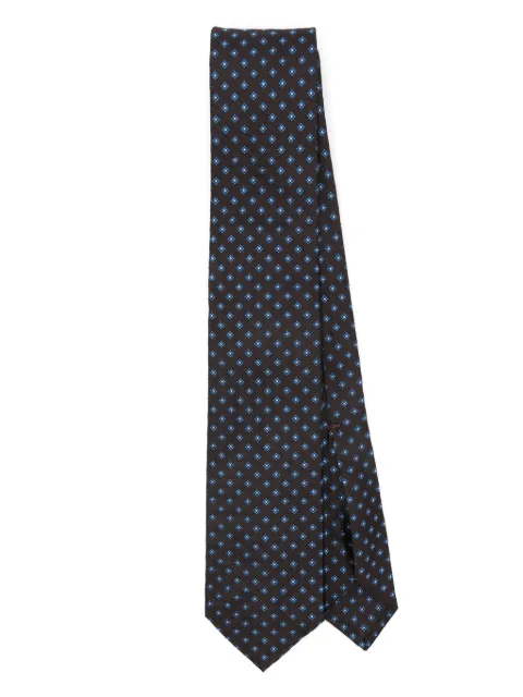 Barba graphic-print tie 