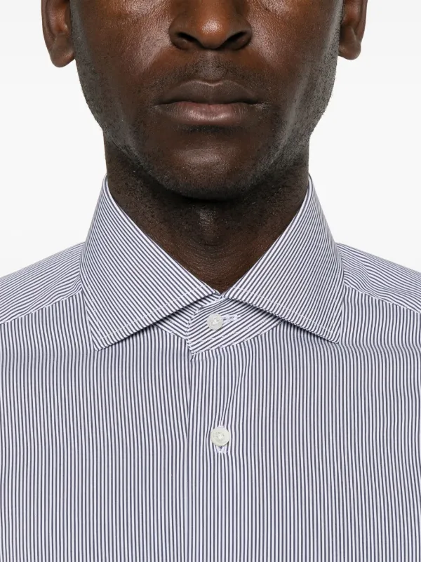 Barba ストライプ シャツ | ブルー | FARFETCH JP