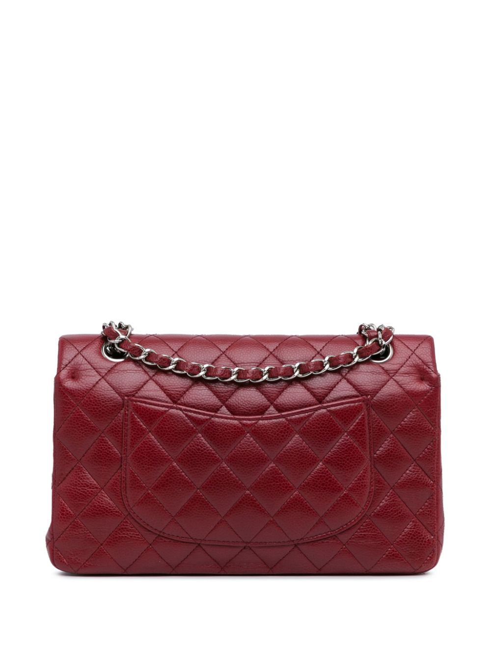 CHANEL Pre-Owned 2009-2010 Jumbo Classic Caviar Double Flap shoulder bag - Rood