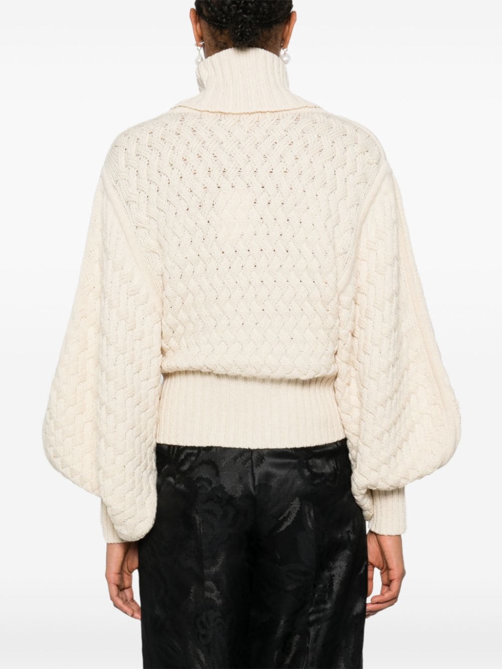 Shop Zimmermann Illustration Sweater In Neutrals