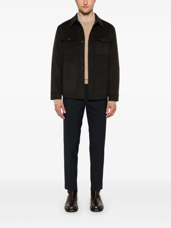 Theory シャツジャケット | ブラウン | FARFETCH JP