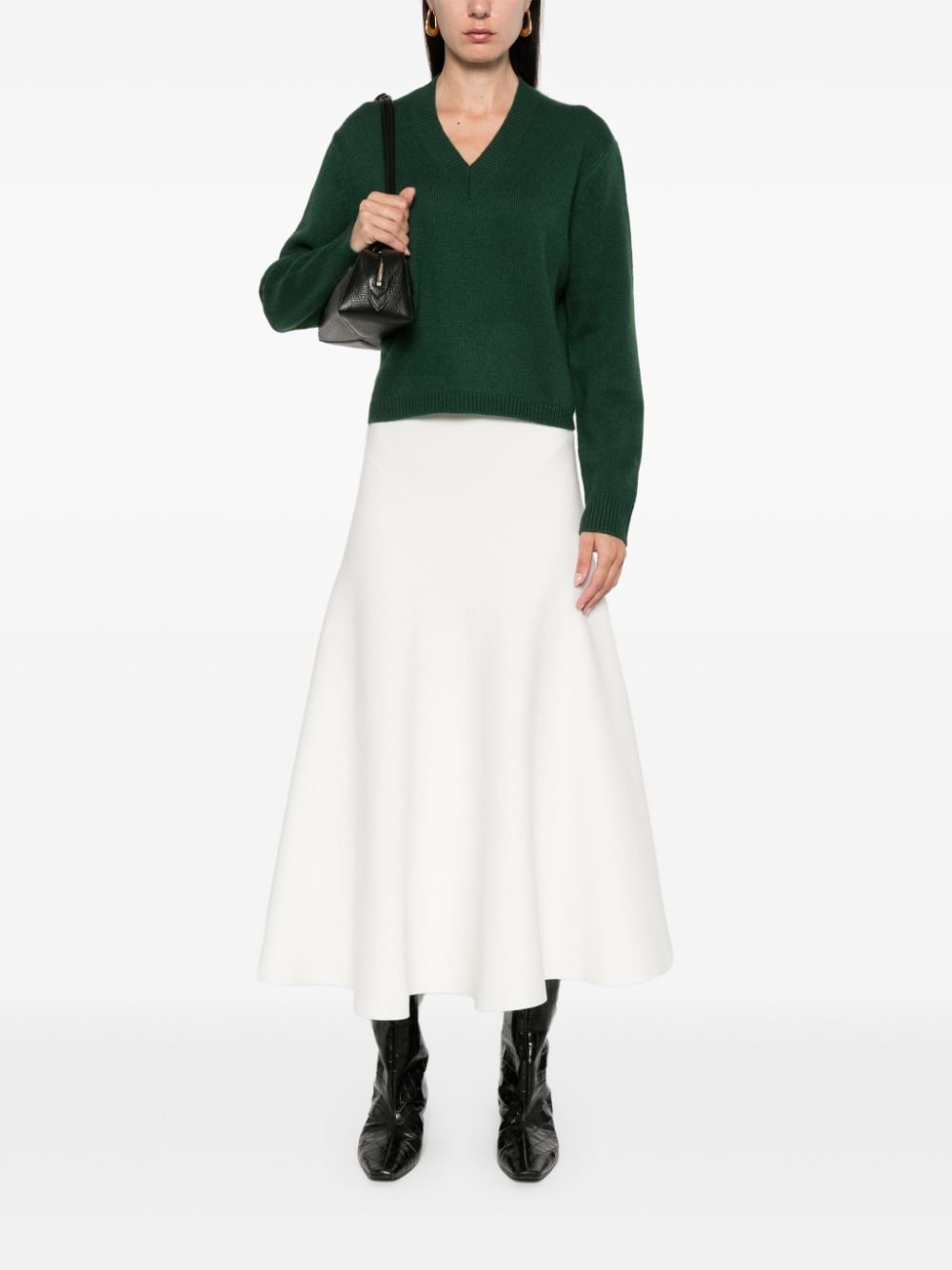 Theory cropped sweater - Green