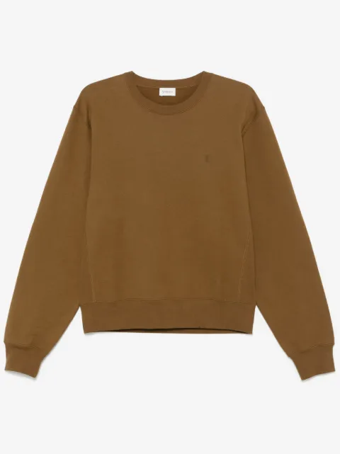 Saint Laurent logo-embroidered sweatshirt